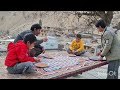 traditional rural u0026 nomadic life baking homemade bread u0026 village breakfast