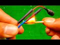 How To Make Simple Pencil Welding Machine At Home with Blade  practical invention
