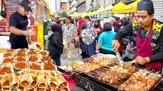 AMAZING SUNDAY WALKING STREET FOOD MARKET MALAYSIAN STREET FOOD