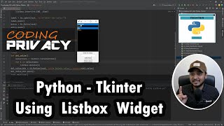 17. Listbox widget in Tkinter (Python)