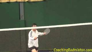 Badminton: Backhand Tap Drive