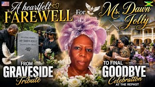 (Part 3) "A Heartfelt Farewell For Ms. Dawn Jolly: From Graveside Tribute to Final Goodbyes"