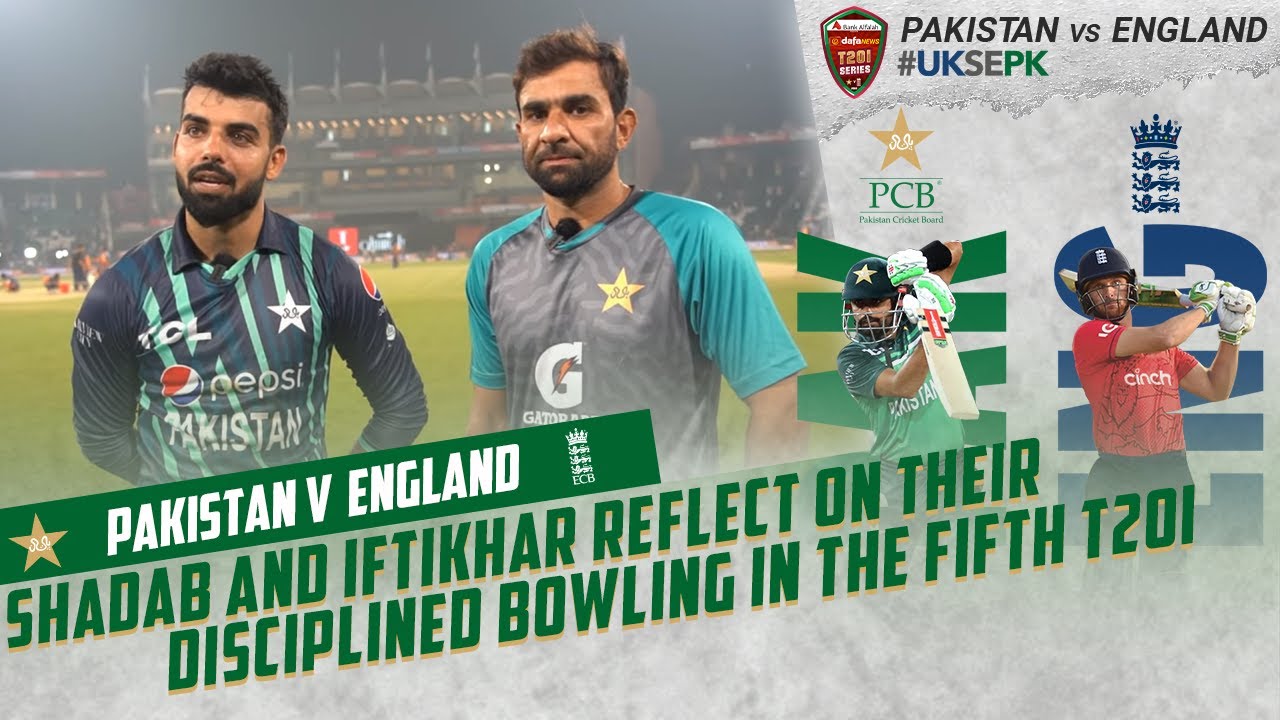Shadab and Iftikhar Reflect On Their Disciplined Bowling In The Fifth T20I | PCB | MU2T