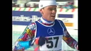 VM på ski 1991 i Valdi Fiemme, 15 km. og høydepunkter, VM på skøyter 1991, og ski VM. Skånes rykker.