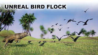 Unreal Bird Flocking Behavior I