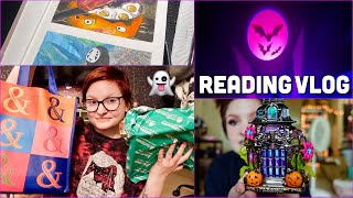 lots of flowers, new hair color, halloween decor & more🎃 | reading vlog |