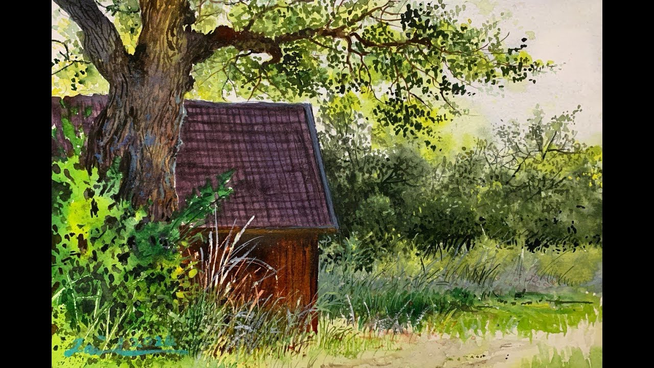 Watercolor Painting Tutorial Youtube