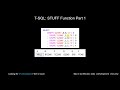 T-SQL: How To Use the STUFF Function Part 1
