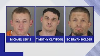 Three Southeast Texas men arrested, charged following reports of 'suspicious vehicle' near Beaumont