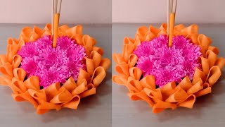 วิธีทำกระทงแครอทแบบง่าย แบบที่ 182 How to make a carrot leaf krathong. Loy Kratong Festival