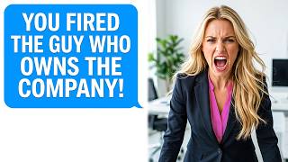 Karen CEO Fired Me For Taking Vacation.... She Didn't Know I Own Half The Company!
