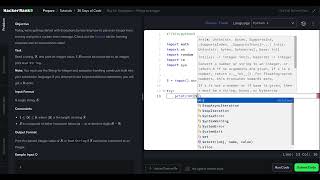 HackerRank Python 30 Days of Code - Day 16: Exceptions - String to Integer