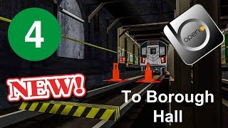 openBVE Multiplayer: **NEW** (4) Train to Borough Hall FULL LOCAL R142A with Links!