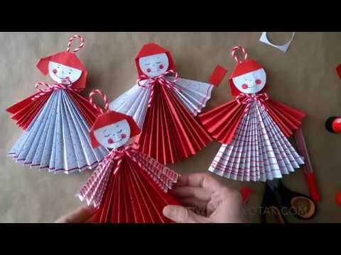 Red and White PAPER DOLLS Red and White PAPER DOLLS