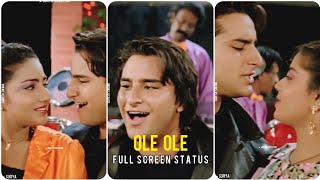 Ole Ole Song | Full Screen Whatsapp Status | Saif Ali Khan | Kajol |▶SURYA CREATION|