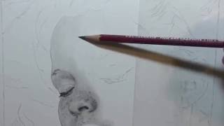 HOW TO DRAW Realistic Skin | Graphite Pencil Drawing Lesson | Realtime