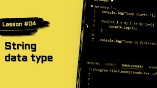 JavaScript For Beginners #04 | What Are Strings And How To Interpolate Them?