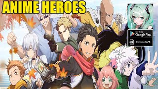 Anime Heroes Gameplay - RPG Android