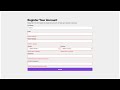Registration Form using HTML CSS and JavaScript| Form Validation Tutorial