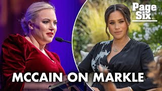 ‘View’ insiders not buying it as Meghan McCain likens herself to Meghan Markle | Page Six News