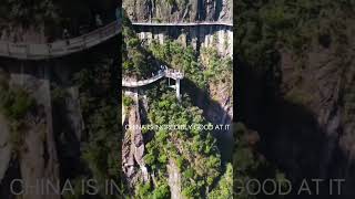 SKY Touching BRIDGES OF CHINA . informative short #china #informative #unique