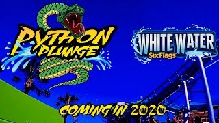 Python Plunge Water Slide POV - New at Six Flags White Water Atlanta in 2020