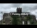 top 5 sights to see in paisley renfrewshire scotland