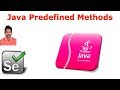Selenium Tutorial For Beginners 16|Java For Selenium|Java Predefined Methods|G C Reddy|