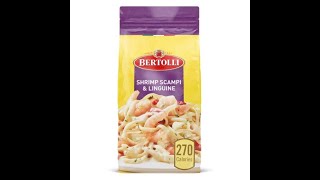 Bertolli Shrimp Scampi \u0026 Linguine Frozen Skillet Dinner | Food Review