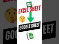 How to convert excel sheet into Google sheet 🔥🔥ll #excel #excelshortcuts #exceltricks #exceltips