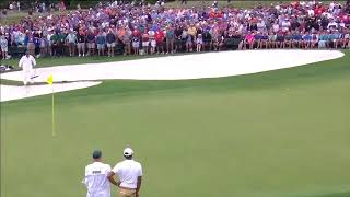 Tiger Woods AMAZING putt on the 9th at the 2019 Masters