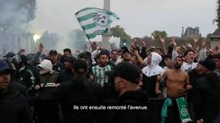 Maccabi Haifa Ultras Invade Paris