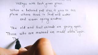 Rainbow Bridge: A Poem for Pets