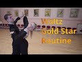 Waltz Gold Star Level Choreography | Hover Corte from PP, Fallaway Whisk and Pivot (9)