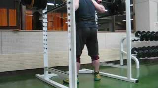 スクワット　トップサイド　２５５ｋｇ３reps  squat