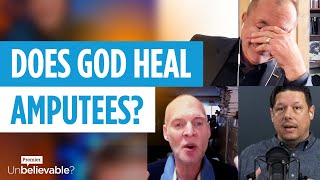 Is Michael Shermer given evidence of God healing amputees?