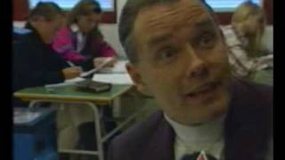 Åva Gymnasium i TV4-nyheterna 1992