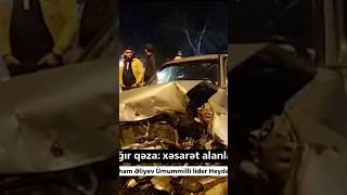 Ağstafada ağır qəza, xəsarət alanlar var