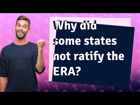 Which states did not ratify the ERA?