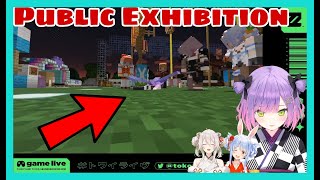 Tokoyami Towa Become Public Exhibition During Summer Festival | Minecraft [Hololive/Eng Sub]