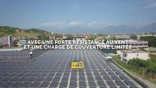 De grandes installations photovoltaïques efficaces sur les toits plats avec Sun Ballast