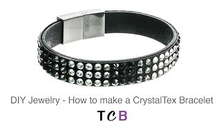 Swarovski CrystalTex Bracelet - Tutorial | Too Cute Beads