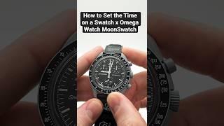 How to set the Time on a Omega x Swatch MoonSwatch Mission to the Moon Chronograph Watch