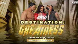 WWE 2K: GPW Destination: Greatness | 01/05/25 | EP 70 (Full Show)