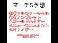 マーチステークス2024 ai予想