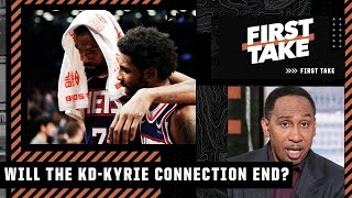 Stephen A. wonders if the KD-Kyrie connection will end in divorce 💔 | First Take