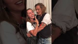 Johnny Depp is happy again