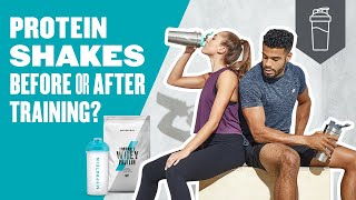 Should You Drink A Protein Shake Before Or After A Workout? | Myprotein