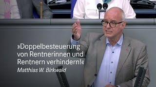 Matthias W. Birkwald, DIE LINKE: Doppelbesteuerung von Rentnerinnen und Rentnern jetzt verhindern!