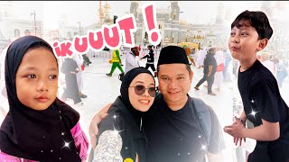 DETIK-DETIK DITINGGAL IBU AYAH⁉️ RAZIQ MALAH ILANG DI BANDARA😭 #namiraraziq #umroh #minivlog